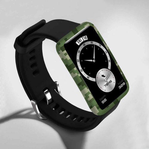 Huawei_Watch Fit_Army_Green_Pixel_4